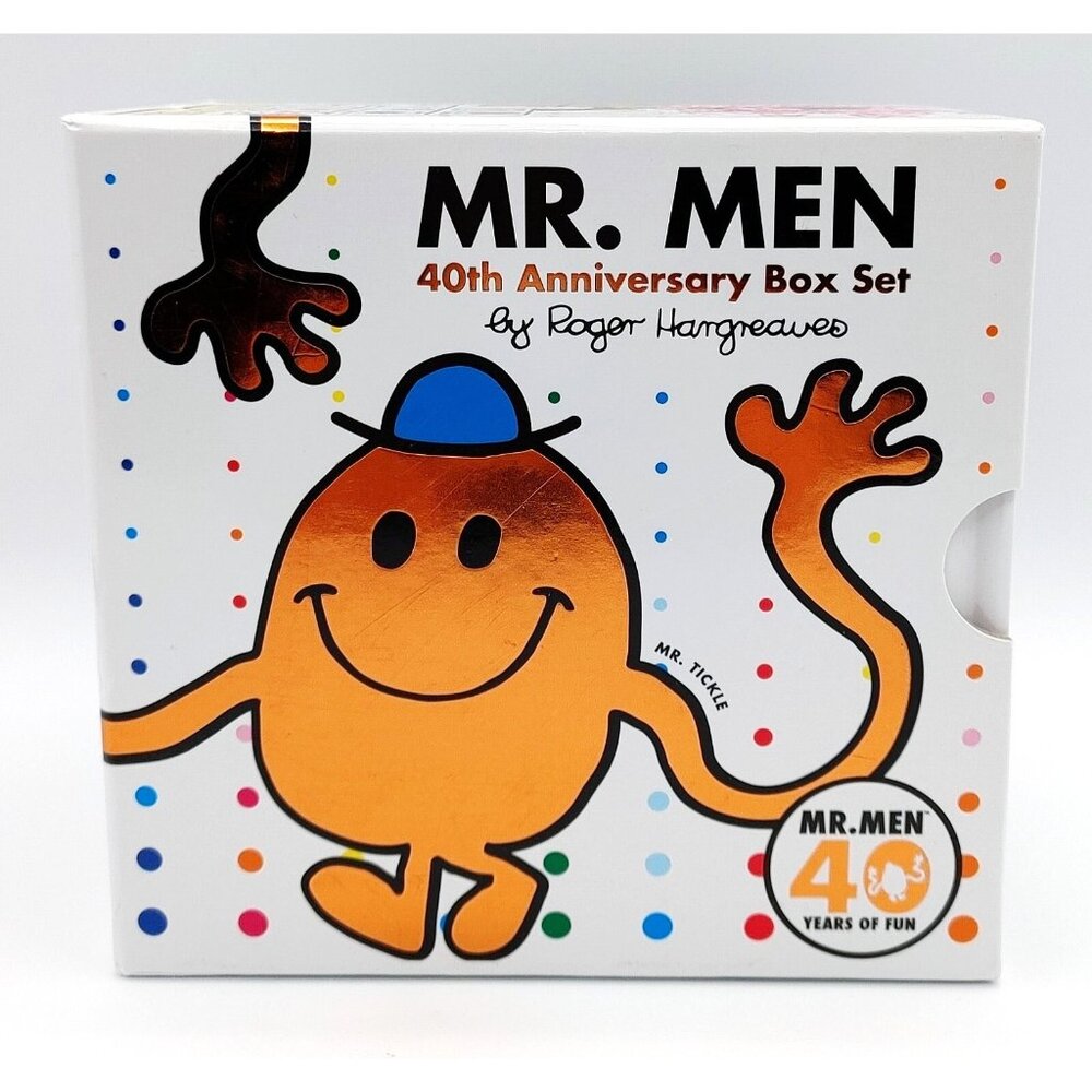 Mr. Men 40th Anniversary Box Set -10 Book Hardcover Set By Hargreaves